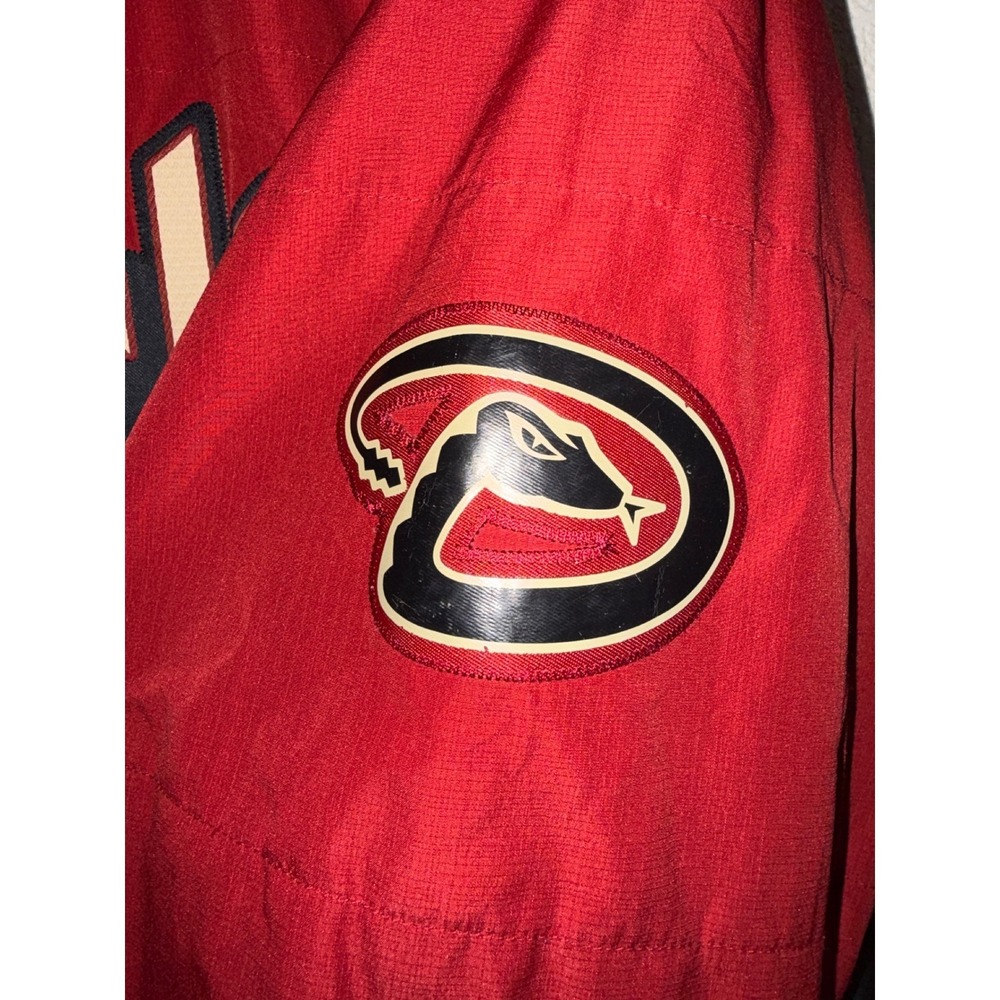 VTG Majestic Arizona Diamondbacks MLB Jacket Mens XL Full Zip Windbreaker - Picture 6 of 13